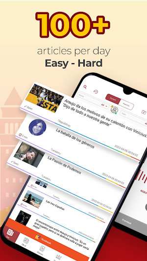 Easy Spanish News: TODAI Screenshot 0