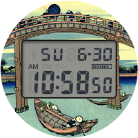 HOKUSAI Retro Watch Face Vol.4