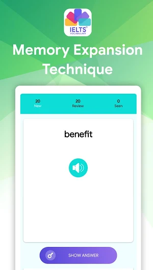 IELTS® Vocabulary Flashcards - Learn English Words Screenshot 3