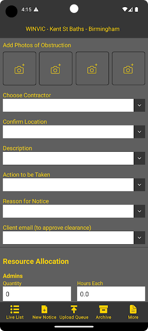 Waste Management Obstructions Screenshot 2
