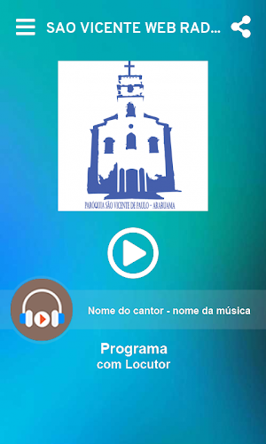 São Vicente Web Rádio Screenshot 1