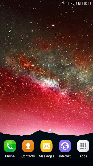 Night Star Live Wallpaper Screenshot 1