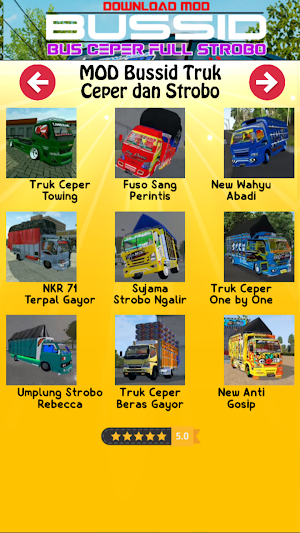 Download Mod Bussid Ceper Full Strobo Screenshot 2