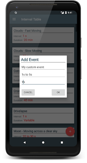 TimeLapse Calculator Free Screenshot 3