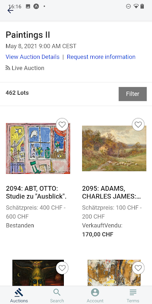 Dobiaschofsky Live Bidding Screenshot 1