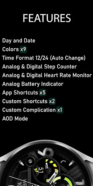 Dream 102 - Hybrid Watch Face Screenshot 2