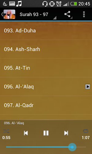 Sudais Audio Quran Offline Screenshot 0
