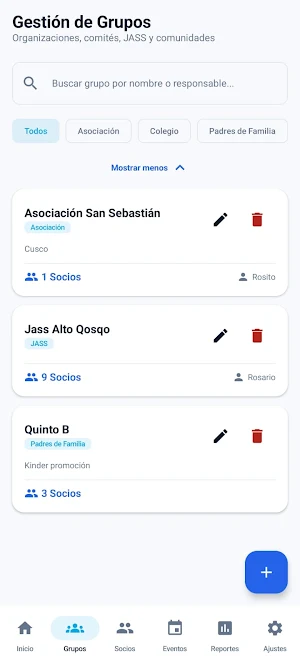 Control Asambleas y Reuniones Screenshot 3
