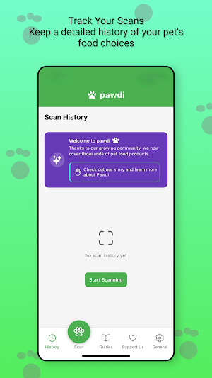 Pawdi - Pet Food Scanner Screenshot 1