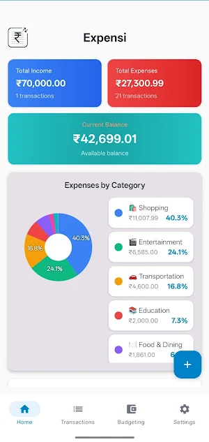 Expensi Screenshot 0