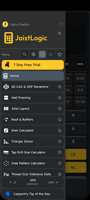 JoistLogic: Construction Calc Screenshot 1