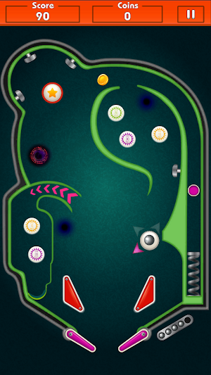 Classic Arcade Pinball Game Screenshot 1