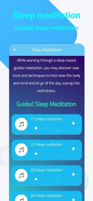 Meditation - Guided Meditation Screenshot 2