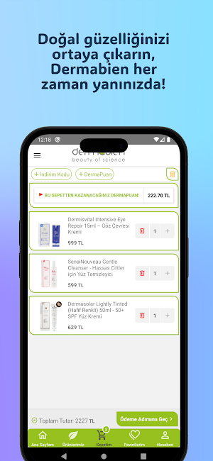 Dermabien® Dermocosmetics Screenshot 2