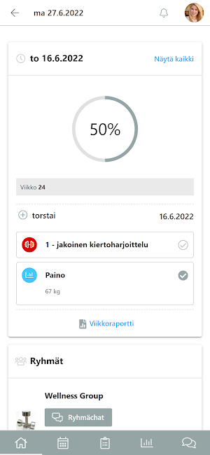 Kunnonkoutsi Screenshot 1