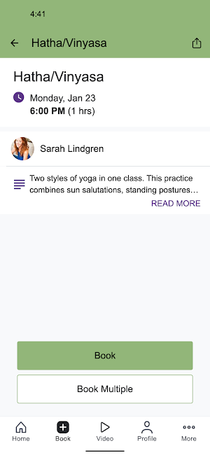 Just Be Yoga Studio Screenshot 2