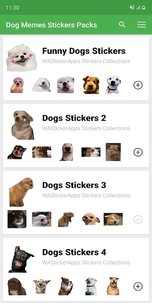 Funny Dog memes stickers WAStickerApps Screenshot 0