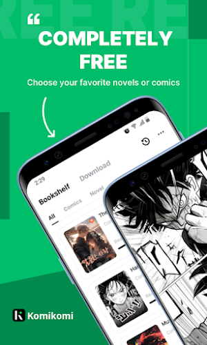 Komikomi-manga&novel reader Screenshot 0