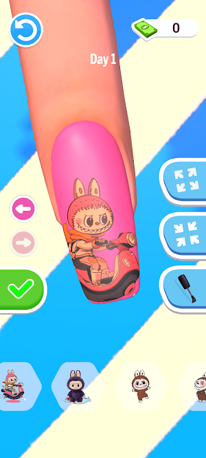Labubu Nail Salon Screenshot 2