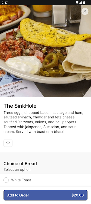 Slim Goodies Diner Screenshot 3
