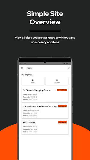 Fire Survey Pro Screenshot 1