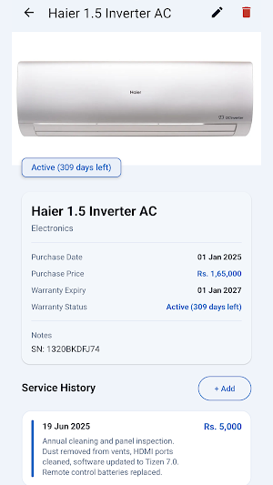 Nestory: Home Asset Manager Screenshot 3