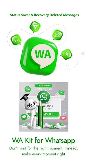 Wa Status Saver & Deleted Chat Screenshot 1