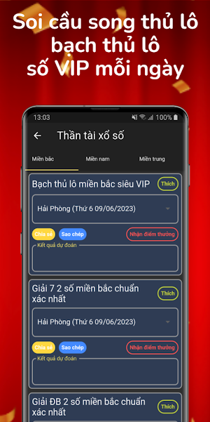 Thần Tài Xổ Số - Soi Cầu 24/7 Screenshot 2