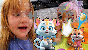 A for Adley Cat: Jigsaw Puzzle Screenshot 1