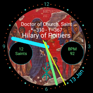 Catholic Saints Watchface Screenshot 2