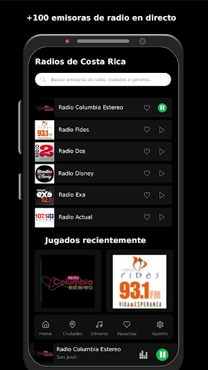 Radios de Costa Rica Screenshot 0