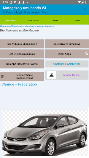 Mategeko y umuhanda V3 Screenshot 0
