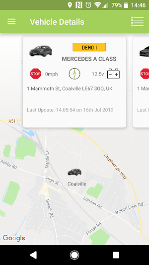 Global Telemetrics Vehicle Tracking Screenshot 0