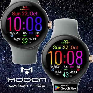 Watch Face Mooon Screenshot 1