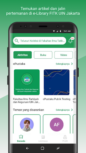 e-Library FITK UIN Jakarta Screenshot 3