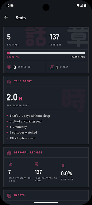 Oikakeru: Anime/Manga Tracker Screenshot 0