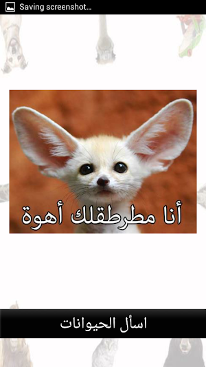 اسأل الحيوانات المُضحكة Screenshot 1