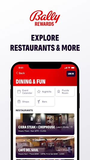 Bally Rewards Screenshot 3