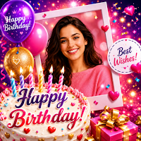 Happy Birthday Photo Frame