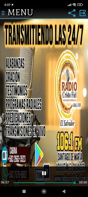 Radio Cristo Fiel Online Screenshot 0