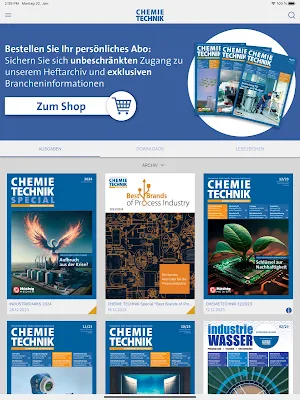 CHEMIE TECHNIK eMagazin Screenshot 0