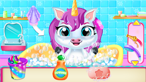 Baby Unicorn - Anime Pet Games Screenshot 1