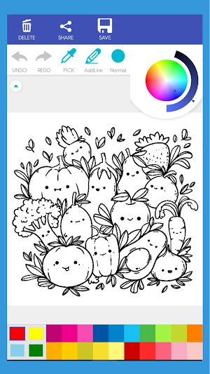 Kawaii Cute Coloring Book Screenshot 1