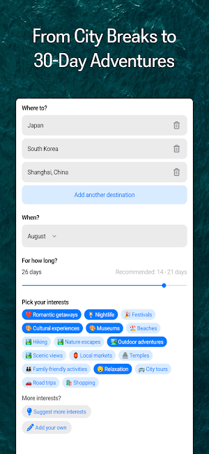 TravelBuddy: AI Trip Planner Screenshot 1