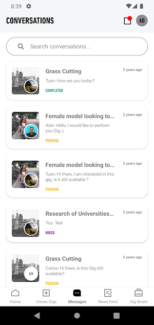 GigMarket Screenshot 2