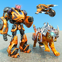 Flying Tiger Robot: Flying Bike Transformation