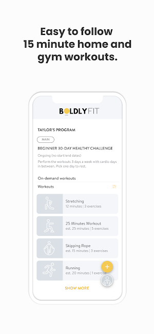 Boldly Fit Screenshot 2