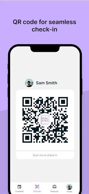 Rebel Fitness Booking App Screenshot 2