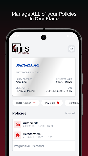 HFS Insurance Agency Screenshot 0