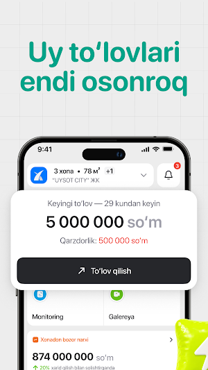 Uyim: Shartnoma va To'lov Screenshot 1